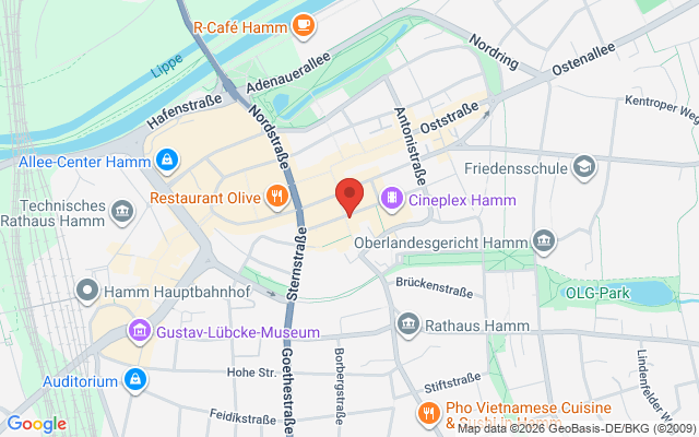 Hotel Stadt Hamm auf Google Maps